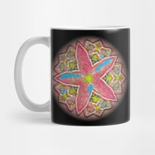 Kaleidoscope Star Colorful Art Design Mug